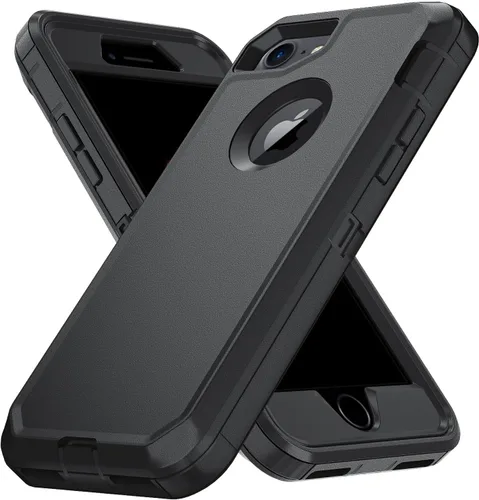 Vista 5 de Funda para iPhone 7/8Plus, iPhone 8 Plus y 7 Plus, resistente protección para teléfono, a prueba de golpes, a prueba de polvo, a prueba de caídas