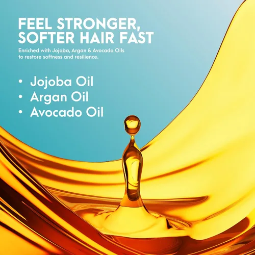 Vista 4 de COLURE Aceite nutritivo para el cabello, 3.4 onzas líquidas, tratamiento de peinado antiencrespamiento y protector térmico para brillo y humedad