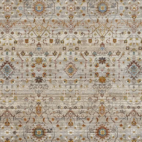 Vista 9 de Momeni Izmir - Alfombra de poliéster con respaldo de algodón, gris, 2 pies x 3 pies, IZ-09