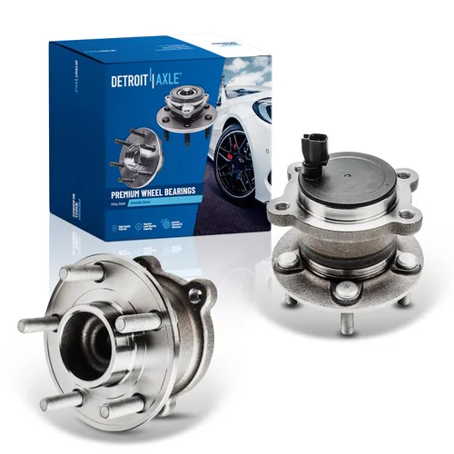 Vista 89 de Detroit Axle - Par de cojinetes de rueda delantera/trasera para Ford Edge 11-14, 09-19 Flex, 13-19 Police Interceptor Sedan, 14-18 Police Sedan