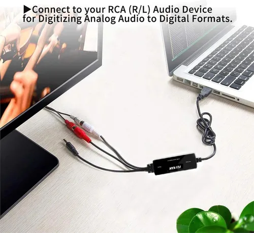 Vista 4 de capturador de cassette a mp3 para Windows 10/8.1/8/7 y Mac OS 10.11 USB 2.0