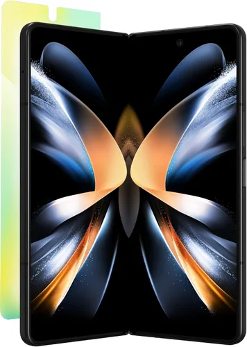 Vista 4 de ZAGG Fusion Eco Z Fold4 - Película protectora frontal (sensación de vidrio), protector de pantalla para teléfono, escudo protector, alta