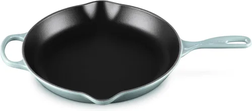 Vista 15 de Le Creuset Sartén de Hierro Fundido Esmaltado Signature con Mango de Hierro, 6.33", Cerise