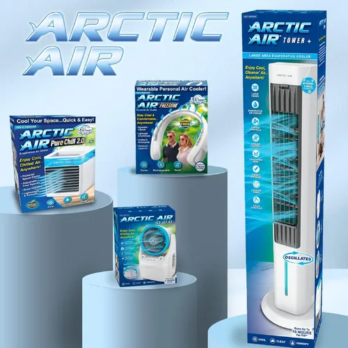 Vista 9 de Ontel Arctic Enfriador de aire personal, blanco