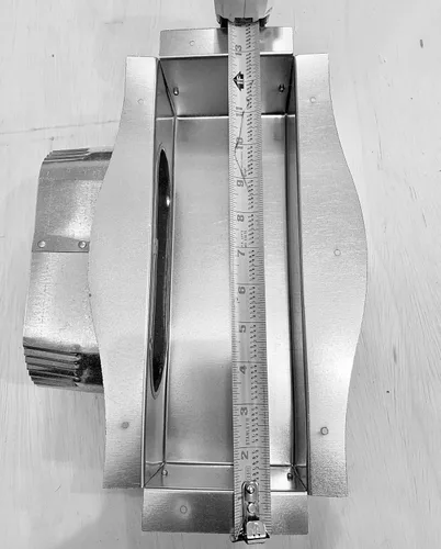 Vista 7 de Kit de conductos premontados para debajo del gabinete - Kit de ventilación de piso