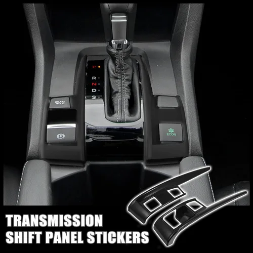 Vista 9 de X AUTOHAUX - Adhesivos para panel de cambios para Honda Civic 16-21 pares