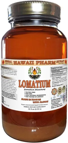 Vista 7 de HawaiiPharm Lomatium - Extracto líquido de lomatium (Lomatium Dissectum) Suplemento de tintura de polvo de raíz seca, 2 x 2 onzas