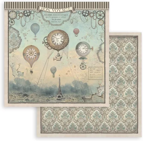 Vista 6 de Stamperia Papel para álbumes de recortes, multicolor, paquete de 10