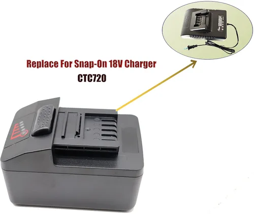 Vista 3 de CTB8185 CTB8187 Batería 18V 4Ah, reemplazo para la batería de 18V CTB8185 CTB7185 CTB8187 CT8850 CT7850 CT8810 8815 CDR7850H Herramientas eléctricas