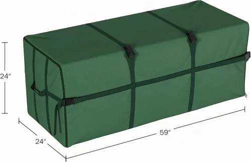 Vista 8 de Bolsa de almacenamiento Elf Stor para árbol de Navidad grande lona resistente, para árbol de 9 pies