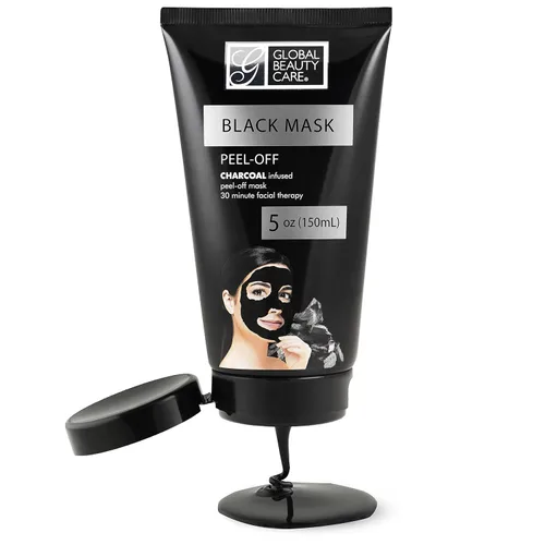 Vista 3 de Global Beauty Care Máscara negra despegable – Mascarilla facial de carbón para limpieza profunda, eliminación de puntos negros, minimización