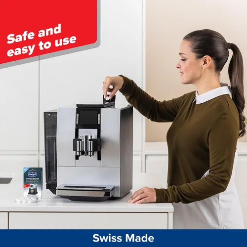 Vista 5 de Durgol Tabletas de limpieza para máquina de café expreso y cafetera, 10