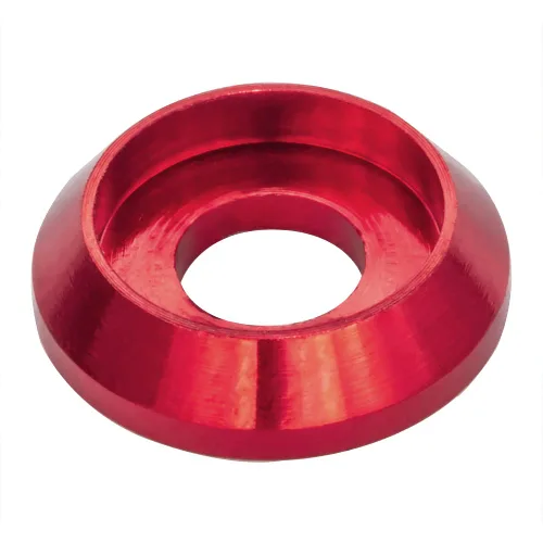 Vista 31 de [60PCS] Arandelas de avellanado M3 Color Negro, Aleación de aluminio anodizado, Juntas de arandelas de cabeza Cuña de Copa para Tornillo