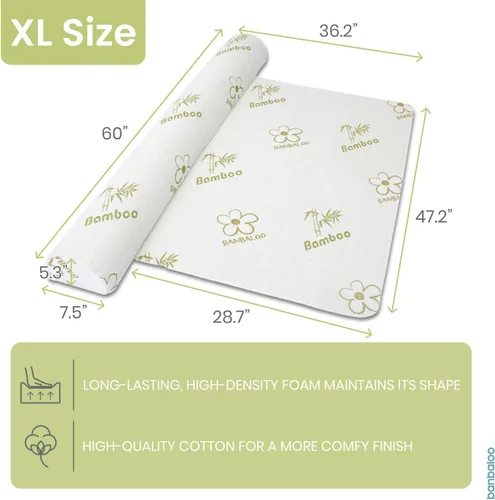 Vista 4 de BANBALOO Rieles de cama para adultos mayores de seguridad de 60 pulgadas Restricciones de cama Protector para personas mayores Barras