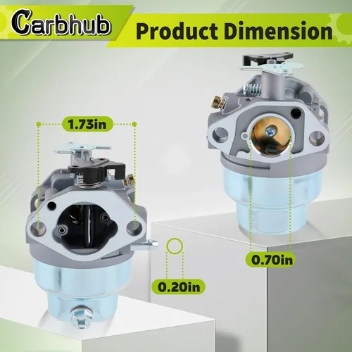 Vista 5 de Carbhub Carburador GCV160 para Honda GCV160 GCV160A GCV160LA GCV160LE HRB216 HRS216 HRT216 HRZ216 Reemplaza 16100-ZM0-804 16100-ZM0-802