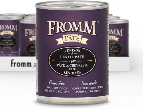 Vista 14 de Fromm Comida para perros con paté de carne de res y cebada - Comida húmeda prémium para perros - Receta de carne de res - Caja de 12 latas