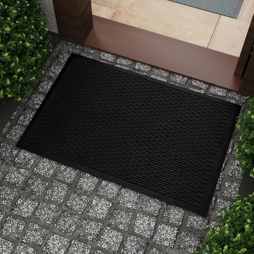 Vista 15 de Ottomanson Tapete de goma resistente, antideslizante, impermeable, fácil de limpiar, tapete antifatiga para cocinas comerciales, restaurantes