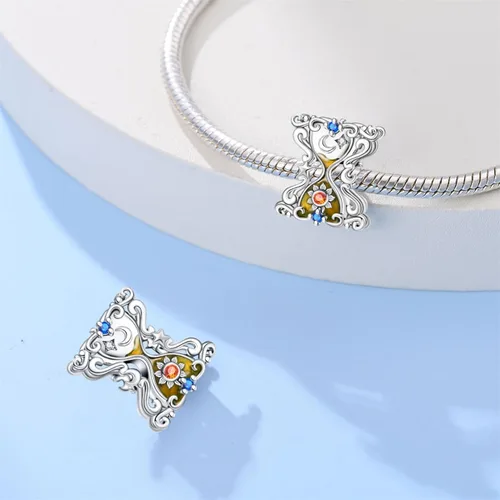 Vista 196 de KUNSIR Los abalorios se adaptan a pulseras Pandora para mujer, plata de ley 925, cuentas colgantes de joyería para niñas, dijes de feliz cumpleaños