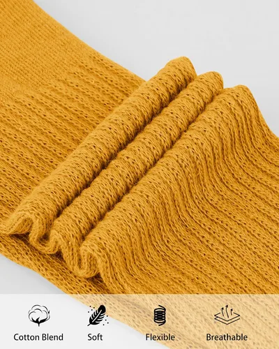 Vista 3 de Witwot Calcetines largos deportivos para niñas y niñas pequeñas