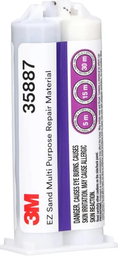 Vista 2 de 3M EZ Sand Material de Reparación Multiusos, 05887, Listo-Para-Uso, Adhesivo de Acabado Epoxy de Dos Partes, Cartucho de 200 mL/6.75 fl oz