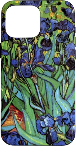 Vista 19 de Irises by Vincent Van Gogh, Flowers in a Garden - Carcasa para iPhone 17