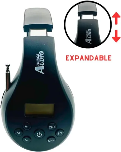 Vista 7 de Auriculares de radio FM personales portátiles con antena extraíble para gran recepción, caminar, trotar, relajarse, escuela, radio conversacional
