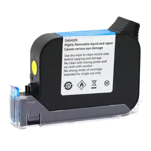 Vista 6 de Universal 2588 42ML Quick-Drying Ink Cartridge in Black Red Blue Green for Handheld Inkjet Printers with 12.7mm Print Height(1Set (7Colors))