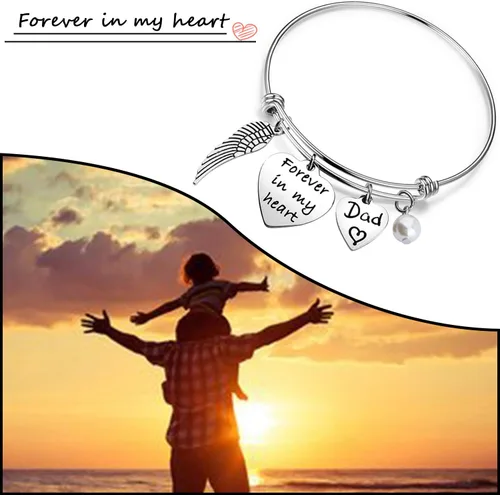 Vista 7 de bobauna Pulsera conmemorativa, regalo de condolencias para recuerdo de un ser querido