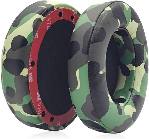 Vista 3 de Studio3 - Almohadillas de repuesto compatibles con Beats by Dr.Dre Studio 2.0 B0500 B0501 con cable/inalámbrico y auriculares Studio 3.0 sobre