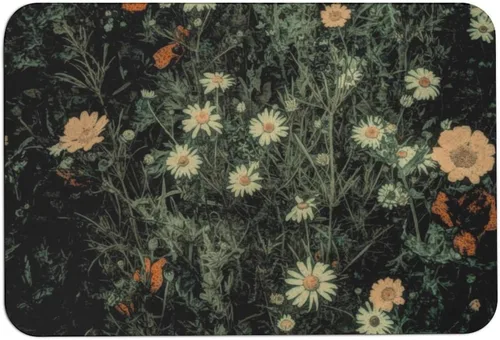 Vista 38 de Tapete de barro de diatomea de alta calidad, suave, súper absorbente con parte inferior antideslizante para baño, tocador, habitación de invitados