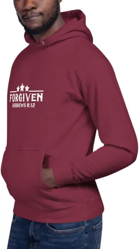 Vista 2 de Hebreos 812 "Sudadera con capucha unisex Perdonada