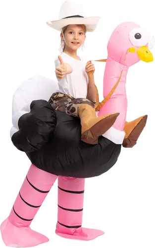Vista 3 de Spooktacular Creations - Disfraz inflable de avestruz para Halloween