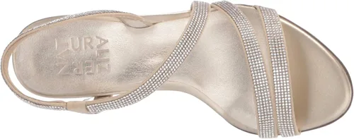 Vista 5 de Naturalizer Sandalias de tacón Vanessa para mujer, Oro