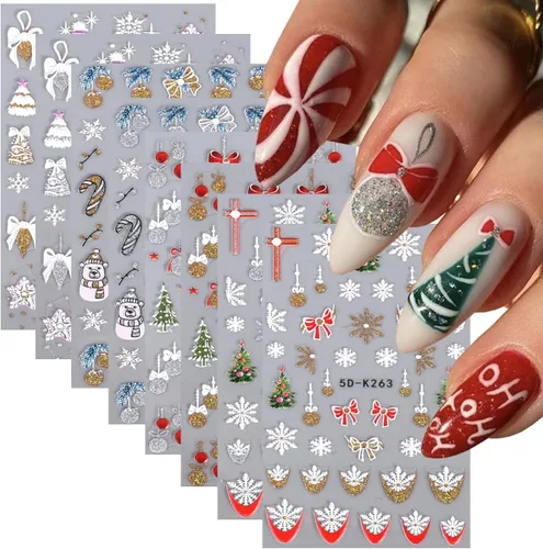 Vista 33 de 30 hojas de calcomanías de uñas para el día de San Valentín, diseño de flores, corazón, pastel de frutas, serie de labios rojos, suministros de arte
