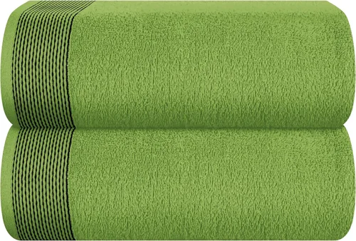 Vista 25 de Belizzi Home Juego de 3 toallas de algodón ultra suave, contiene una toalla de baño de 28 x 55 pulgadas, una toalla de mano de 16 x 24 pulgadas y un