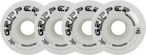 Vista 3 de Labeda Ruedas de hockey sobre rodillos Pinza Verde/Blanco 74A 76A 2.992 in 3.150 in Hilo