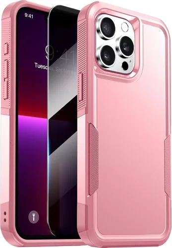 Vista 88 de Diaclara Funda diseñada para iPhone 12/iPhone 12 Pro, [con protector de pantalla de privacidad] [antiespía]