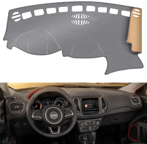Vista 27 de TUCAREST Funda para salpicadero Compatible con Ch-Evy Silverado 1500/2500 HD/ 3500 HD 2019 2020 2021 2022 2023, GM-C Sierra 1500/2500 HD/ 3500 HD