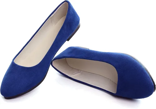 Vista 2 de Zapatos planos para mujer, cómodos, estilo puntiagudo, de Dear Time