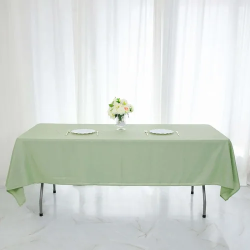 Vista 144 de Efavormart - Mantel rectangular, 60 x 102 pulgadas, resistente a las manchas y a las arrugas, lavable, mantel decorativo oblongo de tela de Amatista
