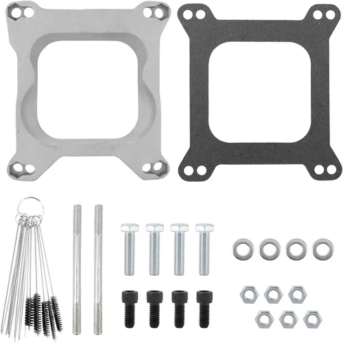 Vista 5 de 1932 Kit adaptador de junta de carburador de 3/4" 4Bbl a 4Bbl, plata