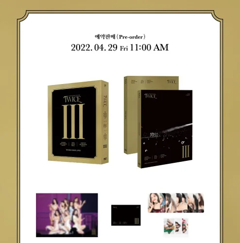 Vista 3 de TWICE 4TH WORLD TOUR Ⅲ IN SEOUL DVD+TWICE STORE GIFT CARD K-POP SEALED
