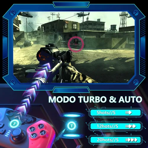 Vista 6 de SZDILONG 2Pack Nintendo Switch Controllers with Turbo, Vibration, and Wake-Up Feature for Nintendo SwitchLiteOLED - Ultimate Gaming Experience