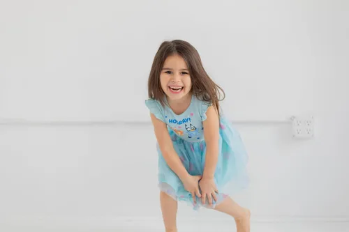 Vista 3 de Bluey Bingo Vestido para niñas de niño pequeño a niño grande
