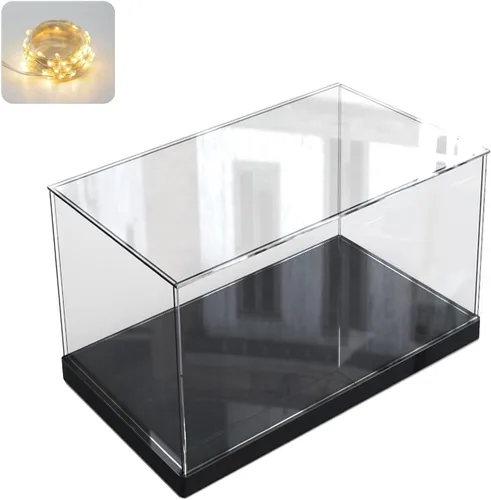 Vista 20 de Vitrina de acrílico transparente engrosada para coleccionables de Lego 75328 75976 Minifigure, caja transparente de autoensamblaje a prueba de polvo