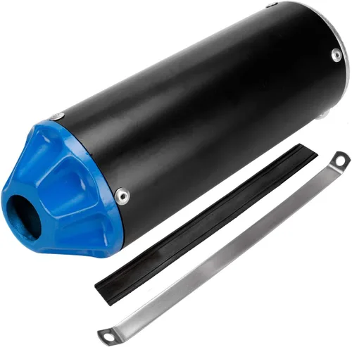 Vista 7 de FVRITO Kit de montaje de tubo silenciador de escape de alto rendimiento para CRF50 XR50 70cc 110cc 125cc Taotao DB14 DB10 SSR SR110 Rocketa xpro Azul