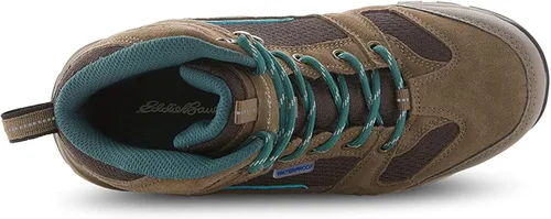 Vista 5 de Eddie Bauer Lincoln Mid Botas de senderismo para mujer, Azul (Denim)