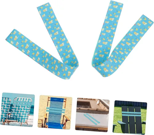 Vista 2 de 2 clips de toalla de silicona, bandas de toalla para sillas de crucero, accesorios de playa, sillas de playa, bandas de toalla, accesorios