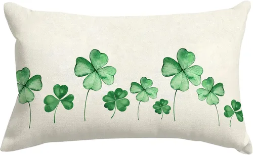 Vista 15 de GOOESING Fundas de almohada de Pascua de 12 x 20 pulgadas, funda de cojín de lino para sofá, decoración del hogar