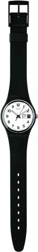 Vista 2 de Swatch Gent Standard Once Again Reloj de cuarzo, negro